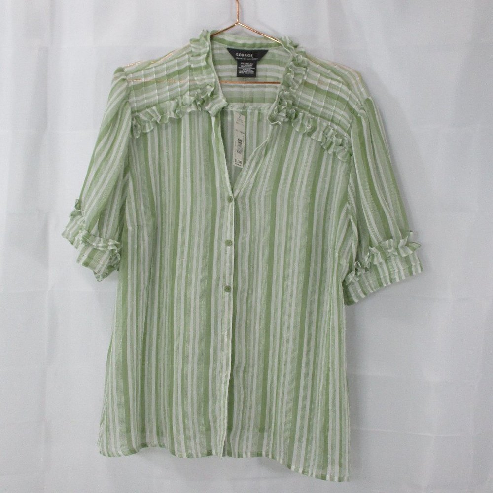 🔥NWT🔥 GEORGE SHEER TOP SIZE XXL